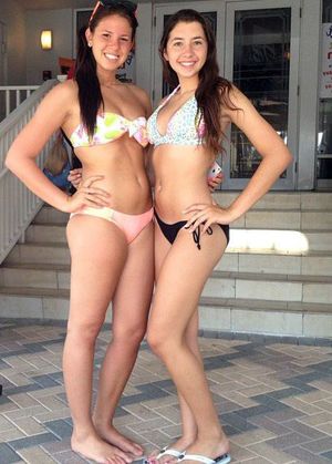 sexy teens at the beach